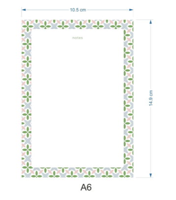 Afternoon Notepad A6