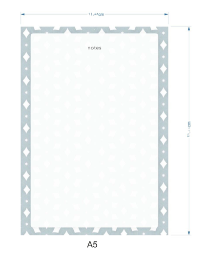 Afternoon Tea Notepad A5