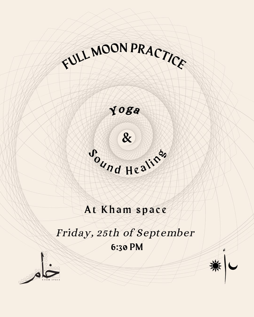 🌑 Full Moon Practice: Yoga & Sound healing 🌕