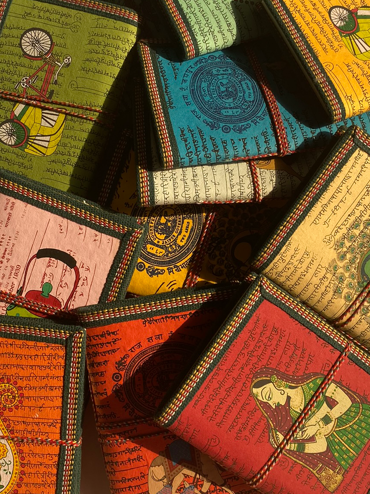 Assorted Handmade Printed Notebook