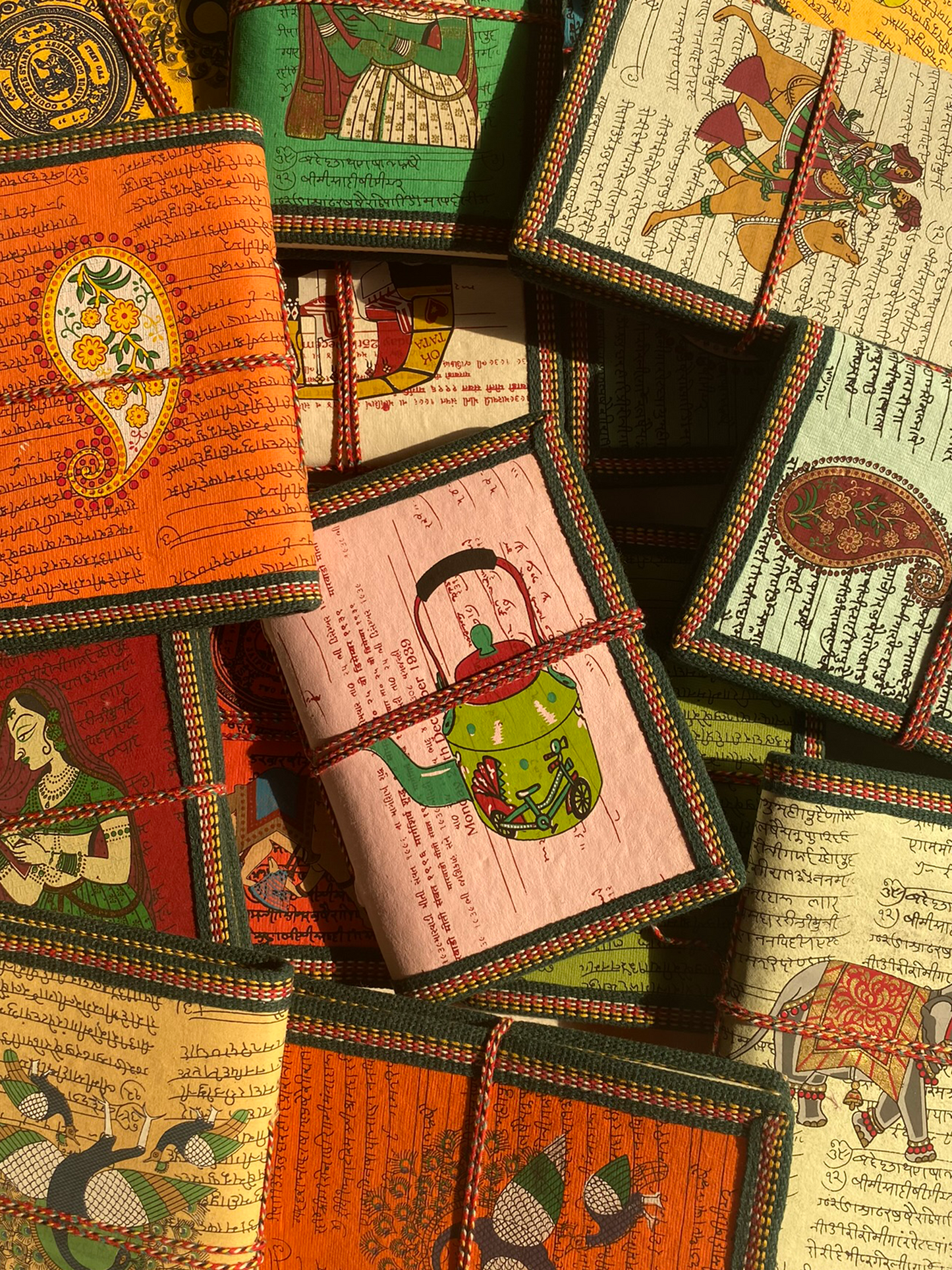 Assorted Handmade Printed Notebook