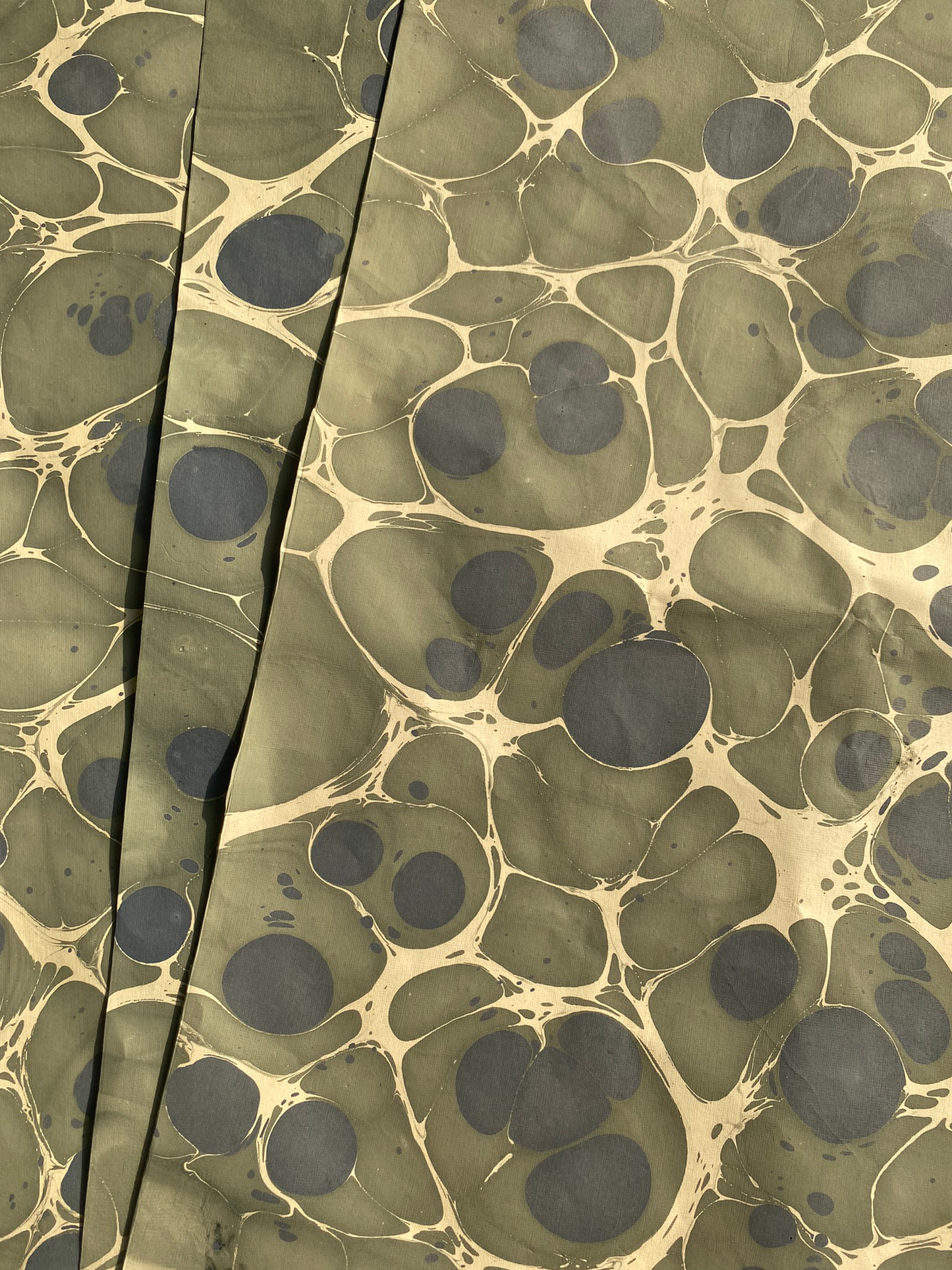 Grey & Blue Marble Paper