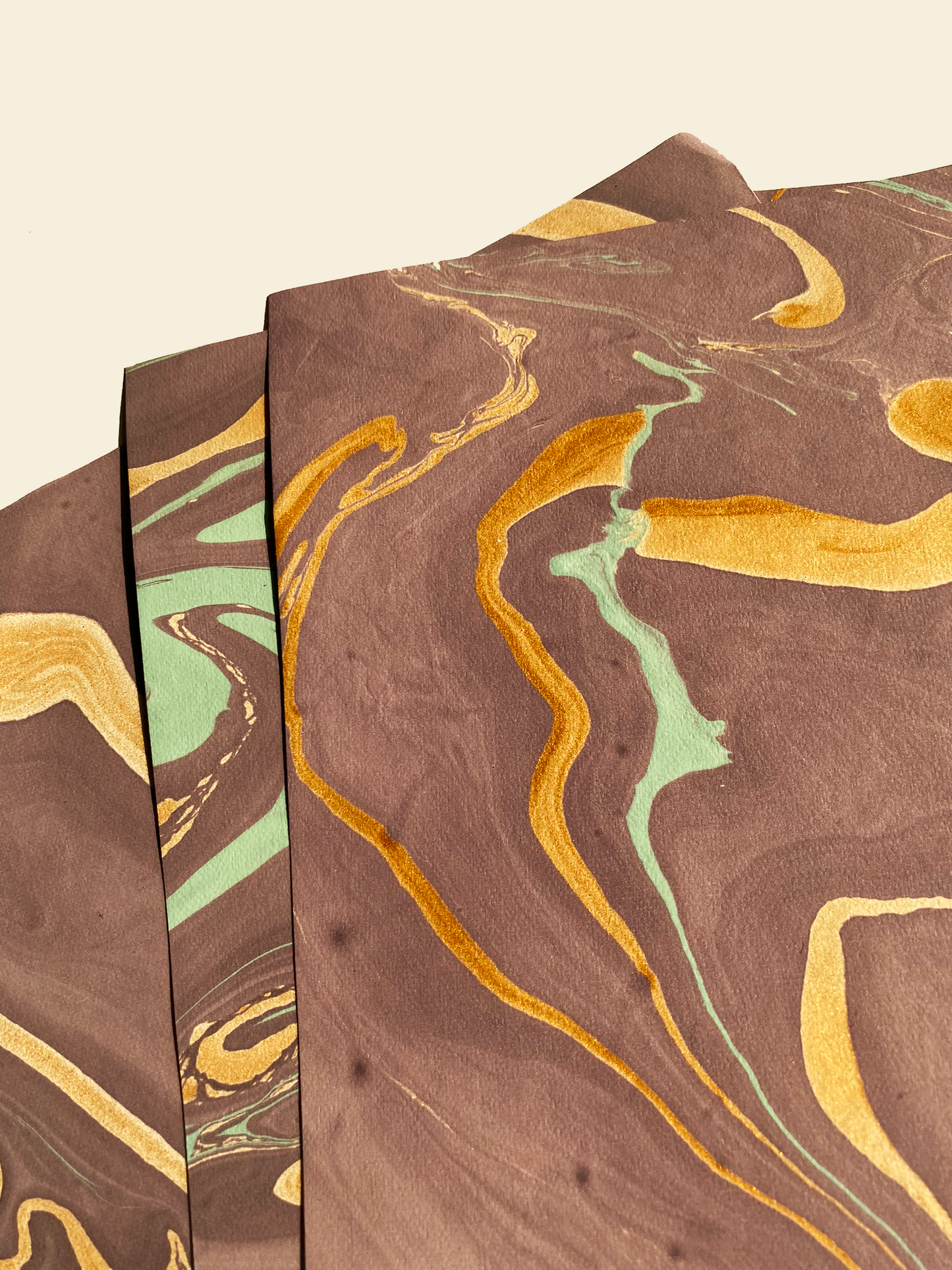 Purple Marbled Paper