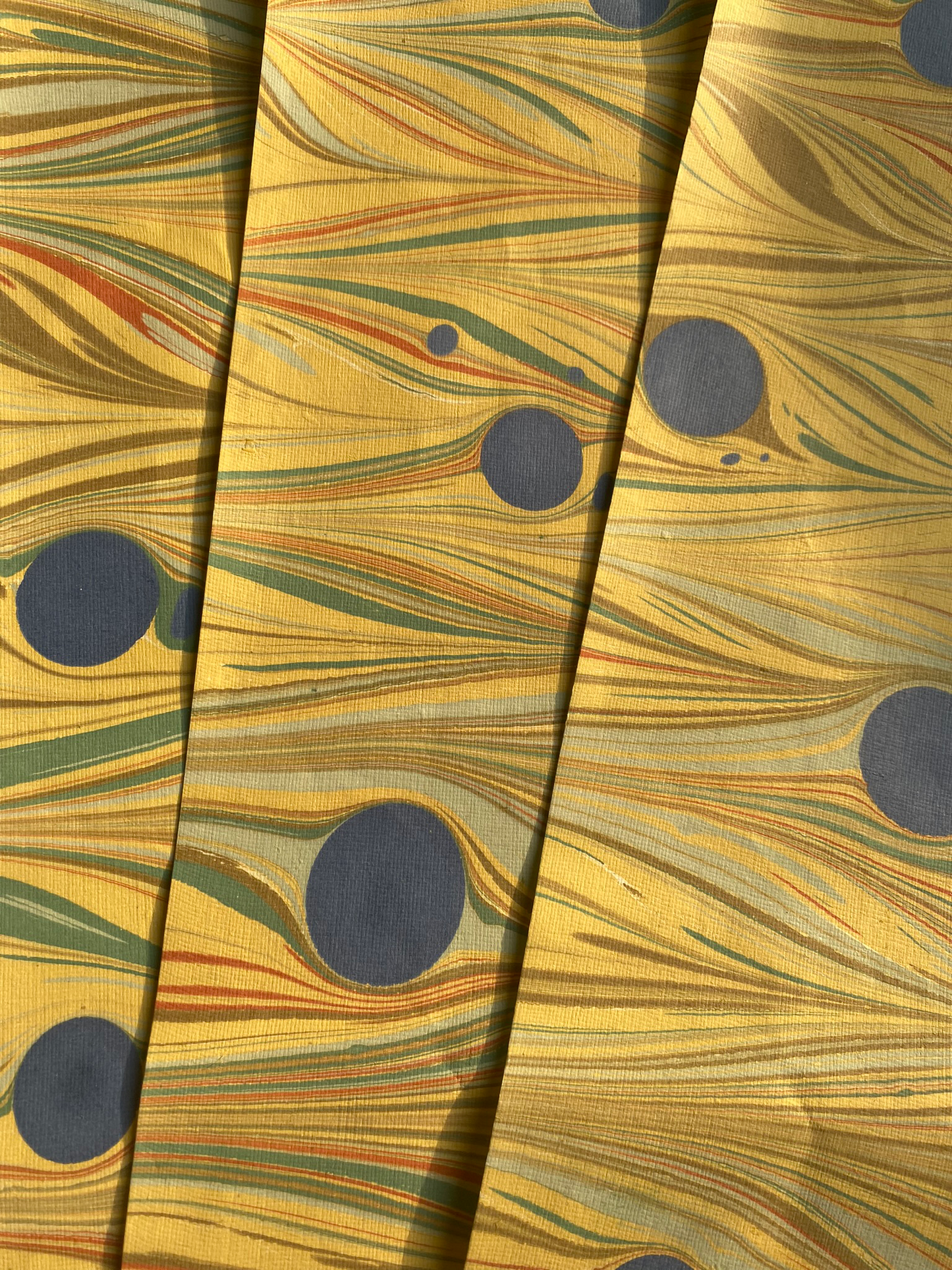 Marbled Paper with Dots