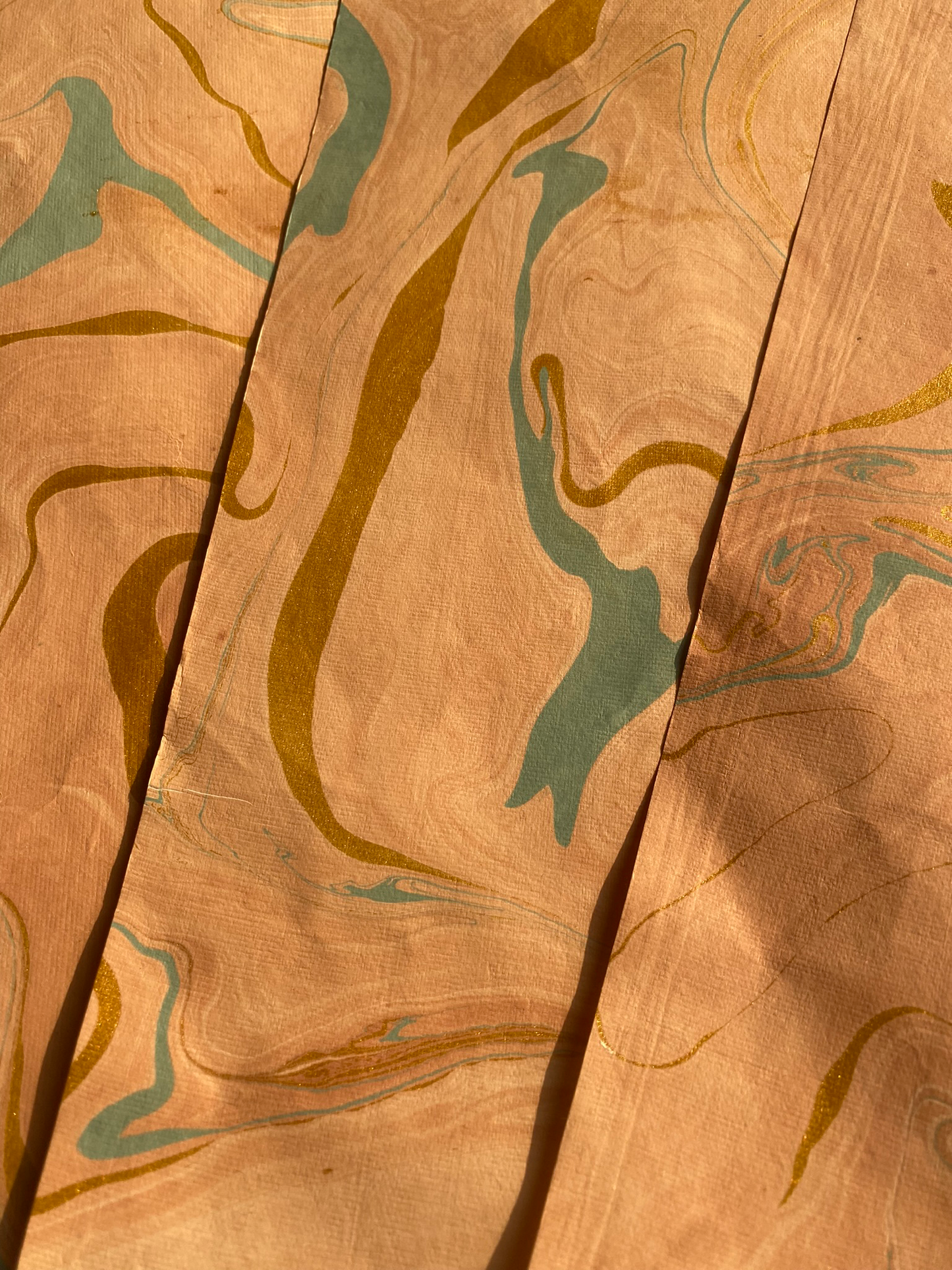Pink Marbled Paper