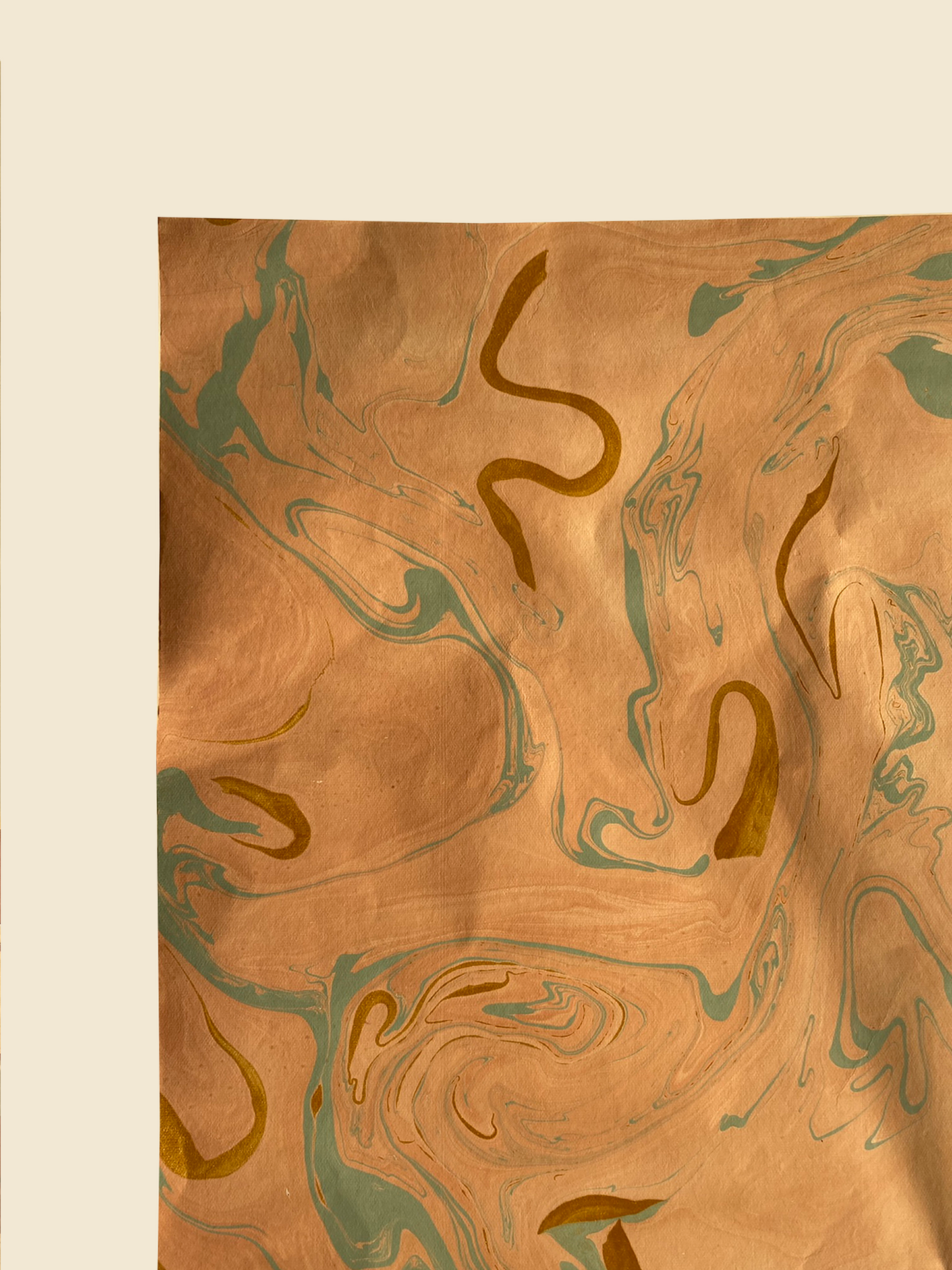 Pink Marbled Paper