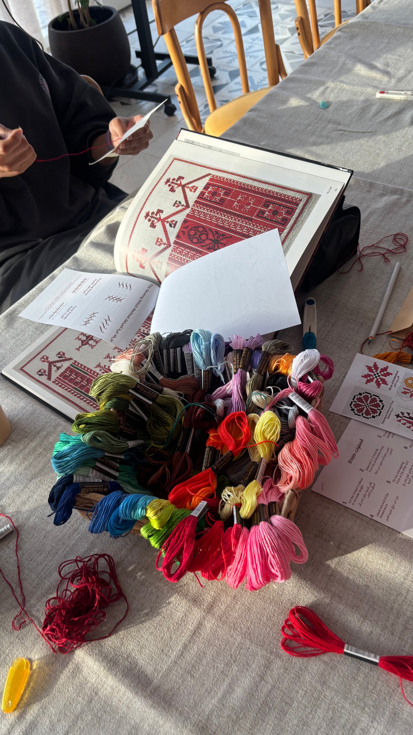 Rooted Threads: Palestinian Tatreez Workshop I خيوط متجذرة: ورشة التطريز الفلسطيني