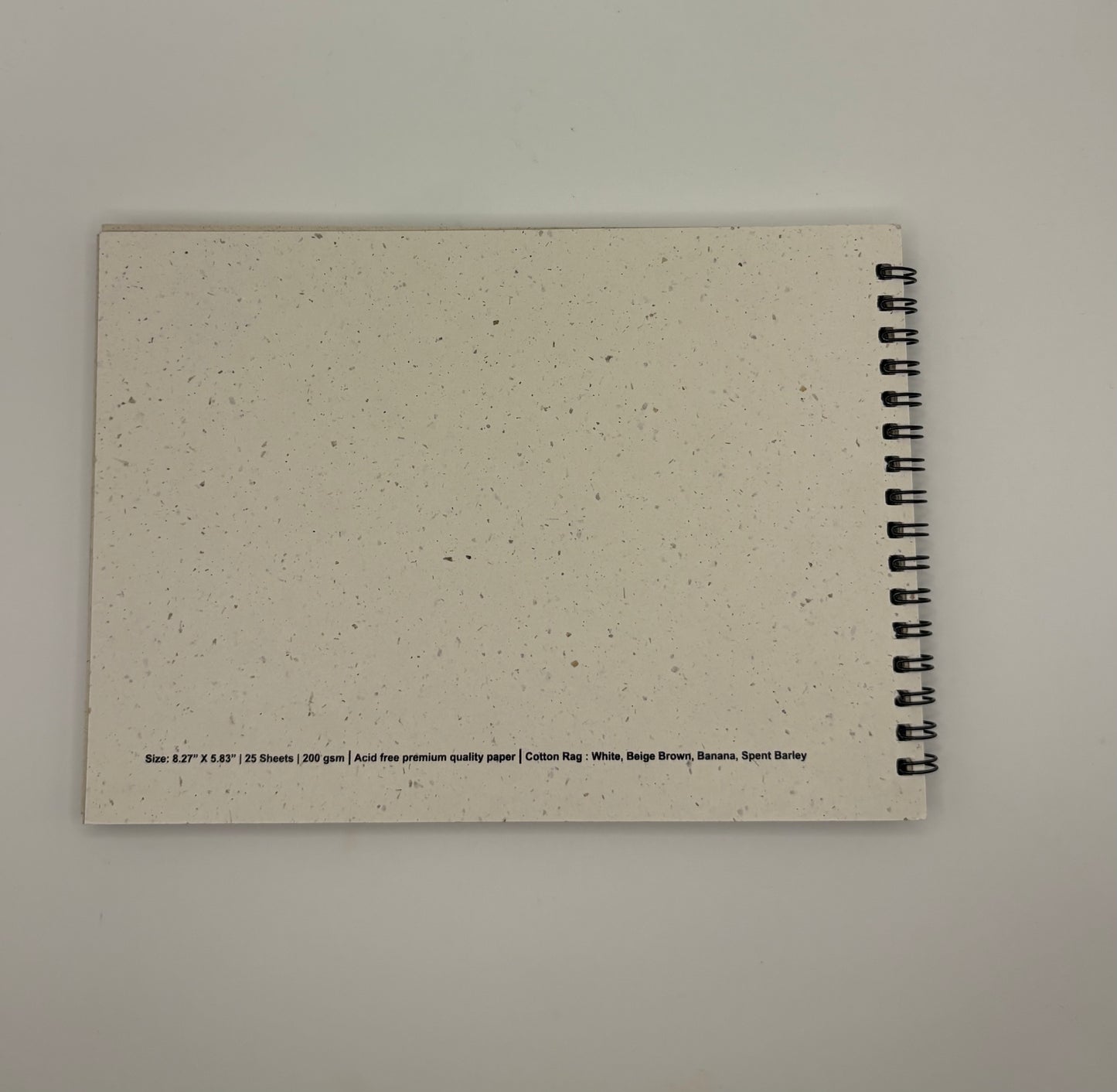 KHAM Natural Paper Sketchbook A5 – كراسة أوراق خام
