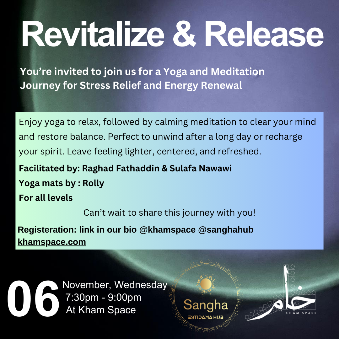 🧘🏻 Yoga & Meditation session - We’re adapting a pay as you please method to ensure an inclusive event for our community - select your registration fee!🧘🏻