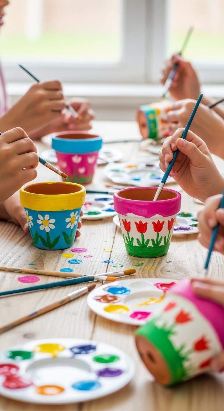 🌍From Seed to plant to coloring your pot - ازرع و لون : اساسيات الزراعة