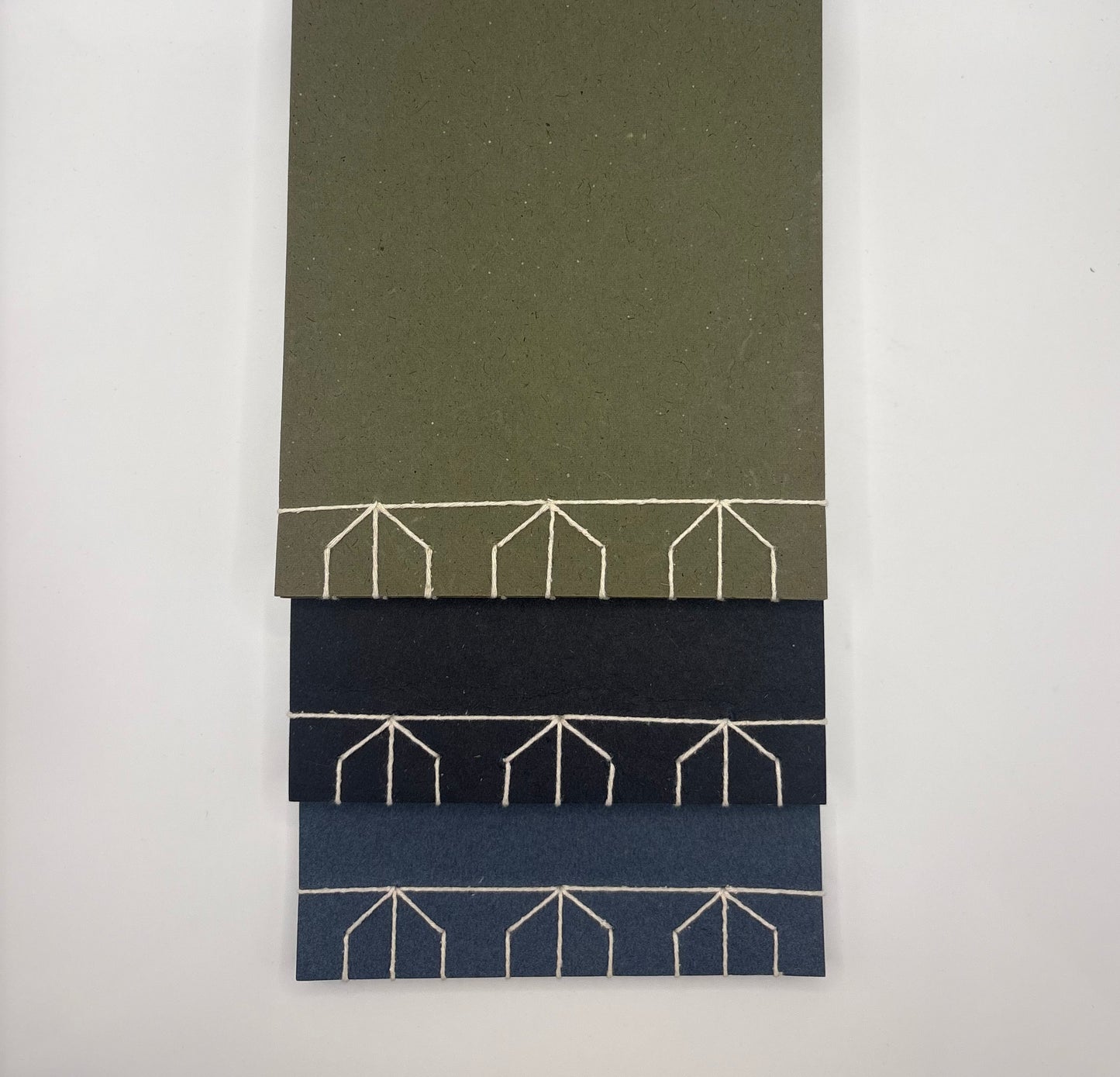 Hand Stitched Notebook A5 – دفتر مخيط يدويا