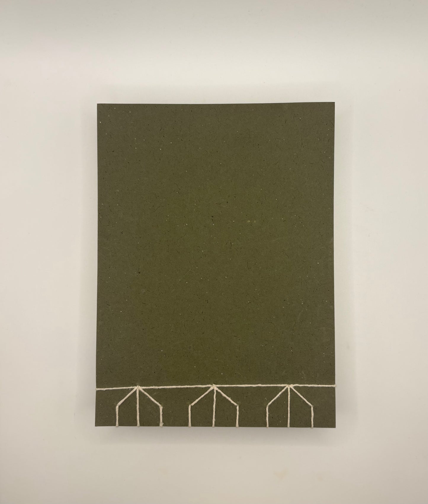 Hand Stitched Notebook A5 – دفتر مخيط يدويا