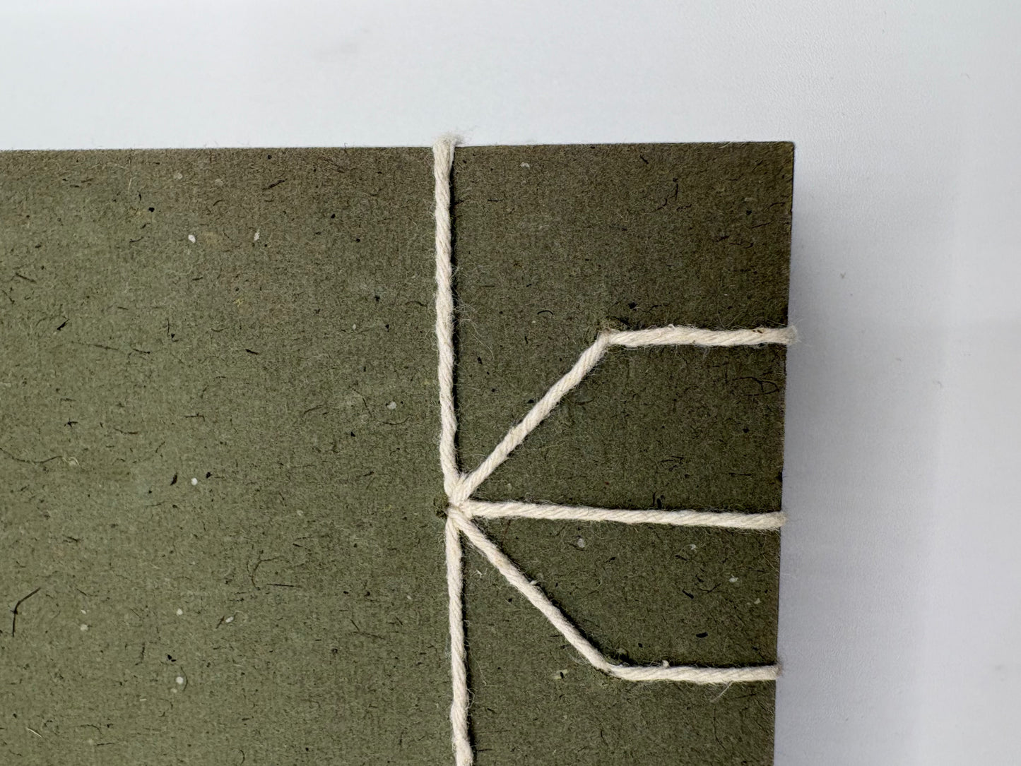 Hand Stitched Notebook A5 – دفتر مخيط يدويا