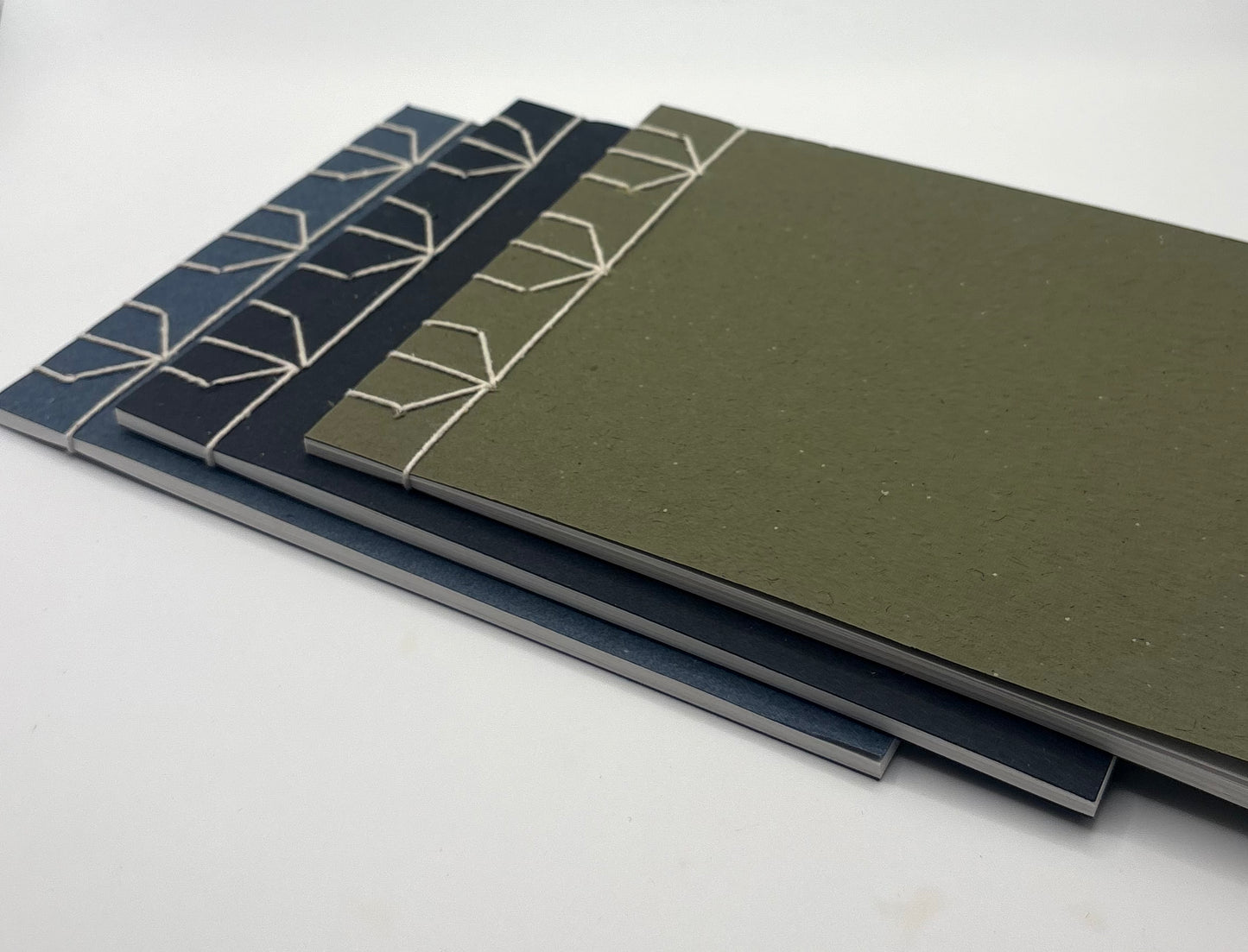 Hand Stitched Notebook A5 – دفتر مخيط يدويا