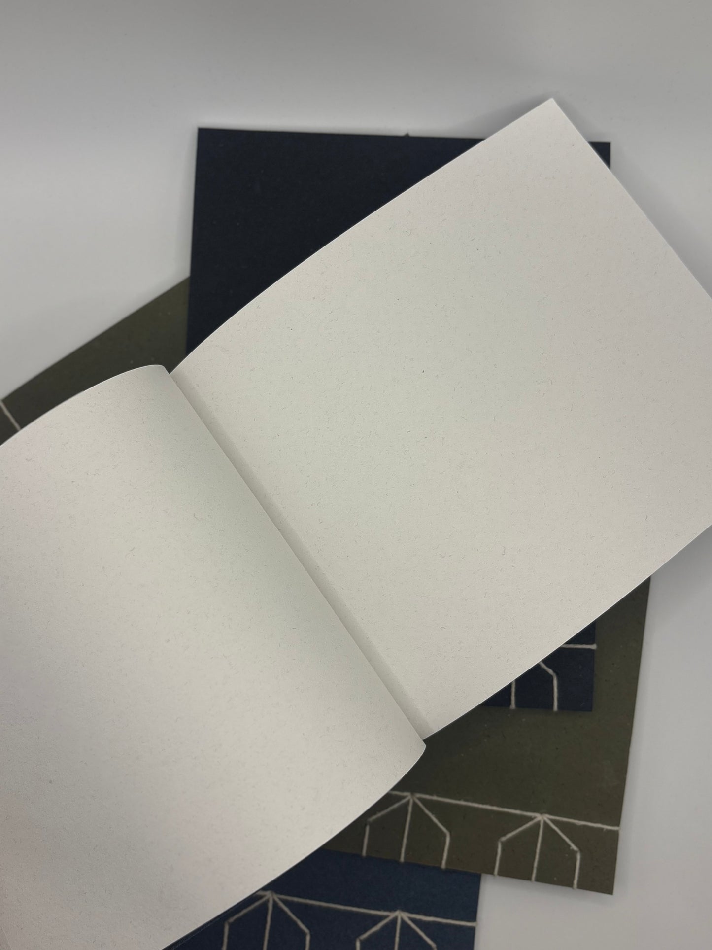 Hand Stitched Notebook A5 – دفتر مخيط يدويا