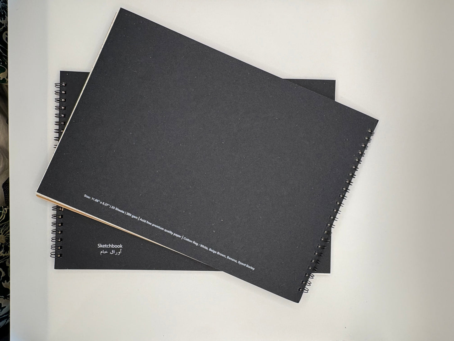 KHAM Natural Paper Sketchbook A4 – كراسة أوراق  خام